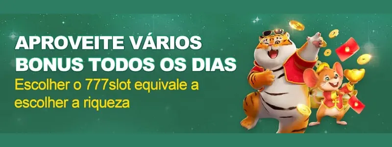 Banner promocional zero um bet: Slots incríveis